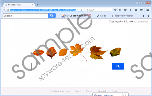Search.yourweatherinfonow.com Removal Guide