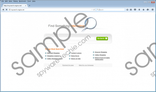 Mysearch-engine.net Removal Guide