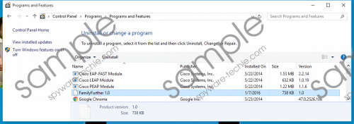 FamilyFurther Removal Guide