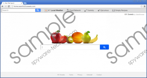 Search.search101sweets.com Removal Guide