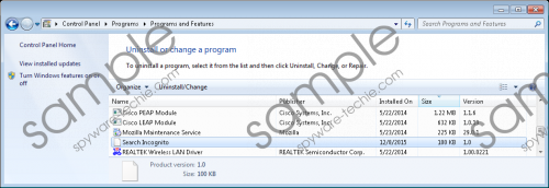 Searchincognito.com Removal Guide