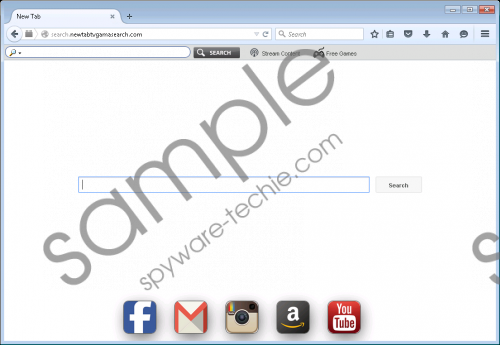 Search.newtabtvgamasearch.com Removal Guide