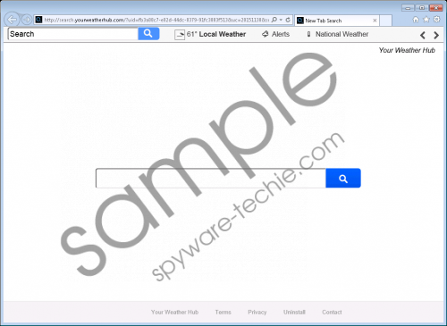 Search.yourweatherhub.com Removal Guide