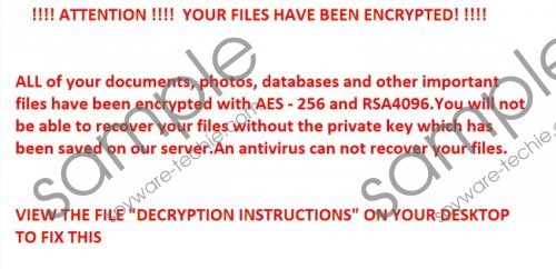 R980 Ransomware Removal Guide
