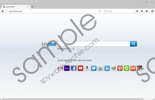 SearchInMe.com Removal Guide