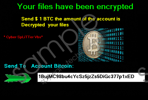 Cyber Splitter Vbs Ransomware Removal Guide