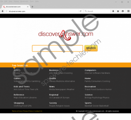 Discoveranswer.com Removal Guide