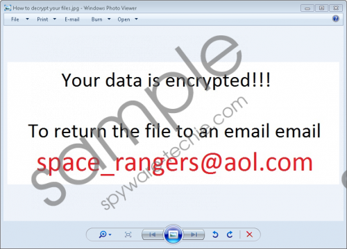 Space_rangers@aol.com Ransomware Removal Guide