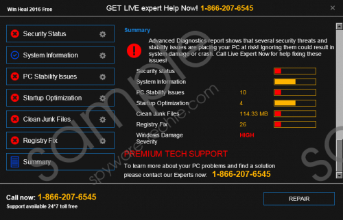 Win Heal 2016 Removal Guide