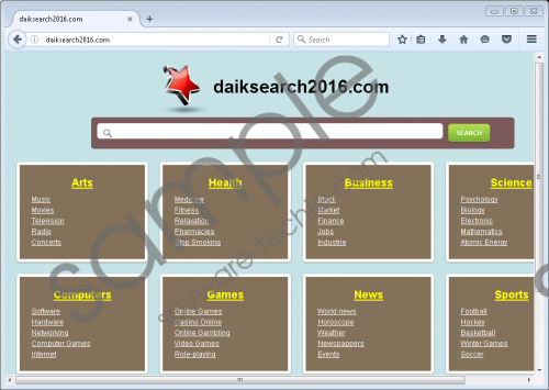 Daiksearch2016.com Removal Guide