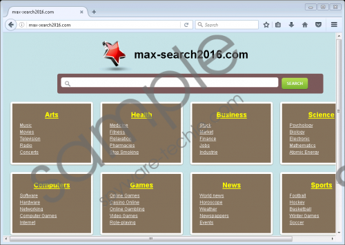 Max-search2016.com Removal Guide