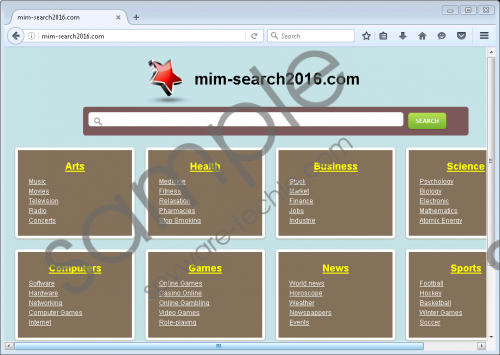 Mim-search2016.com Removal Guide