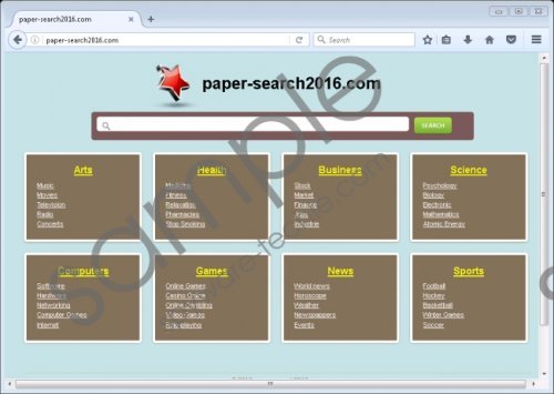 Paper-search2016.com Removal Guide