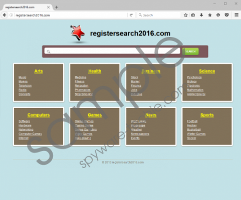 Registersearch2016.com Removal Guide