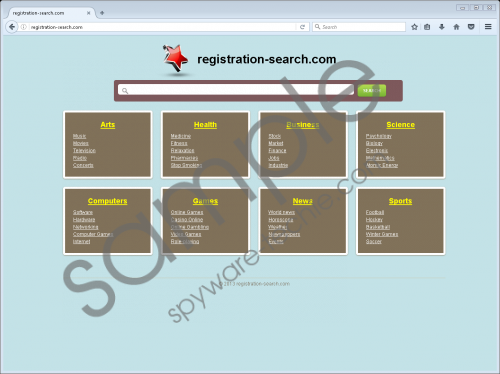 Registration-search.com Removal Guide