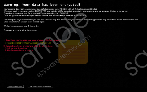 DummyCrypt Ransomware Removal Guide