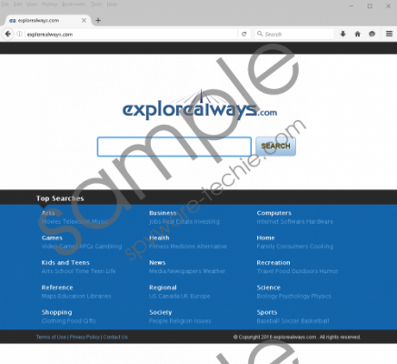 Explorealways.com Removal Guide