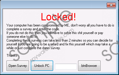SurveyLocker Ransomware Removal Guide