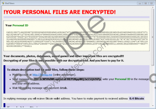 BadNews Ransomware Removal Guide