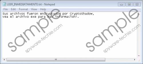 Cryptoshadow Ransomware Removal Guide