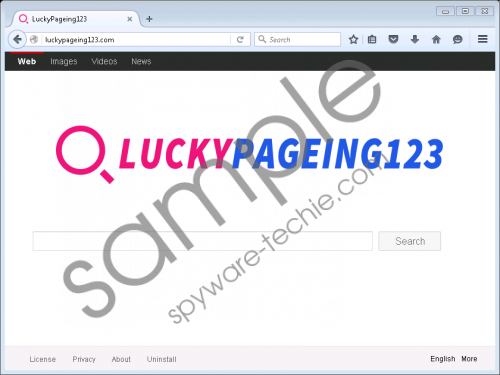 Luckypageing123.com Removal Guide