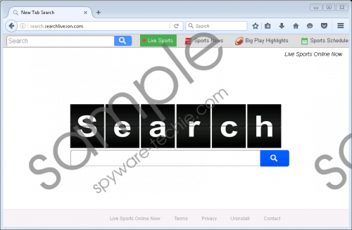 Search.searchliveson.com Removal Guide