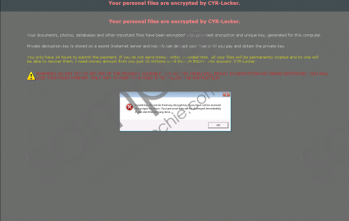 CYR-Locker Ransomware Removal Guide