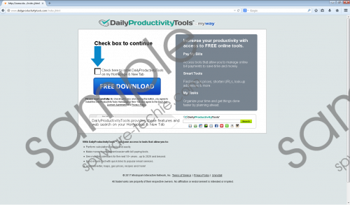 DailyProductivityTools Toolbar Removal Guide