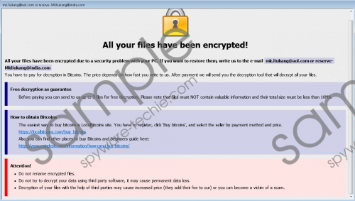 Wallet Ransomware Removal Guide