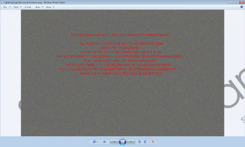 LightningCrypt Ransomware Removal Guide