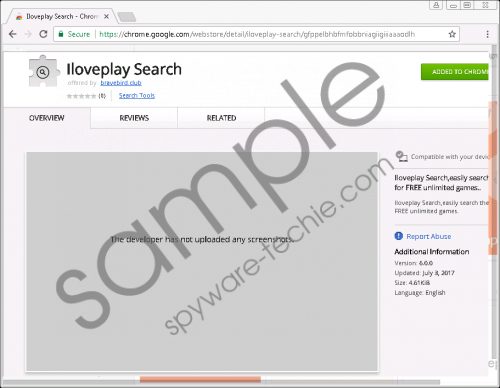 Iloveplay Search Removal Guide