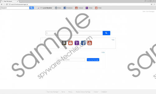 Search.htrackyourpackages.co Removal Guide