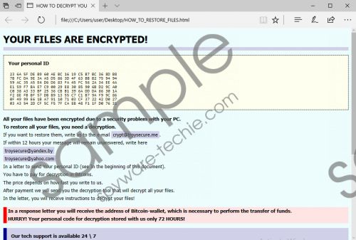 A1Lock Ransomware Removal Guide