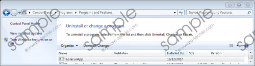 TablacusApp Removal Guide