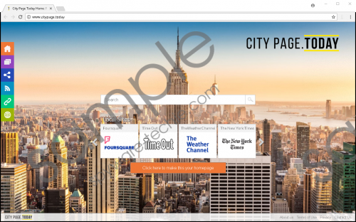 Citypage.today Removal Guide