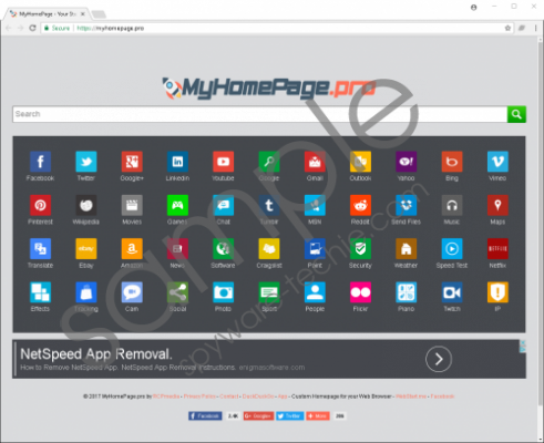 MyHomePage.pro Removal Guide