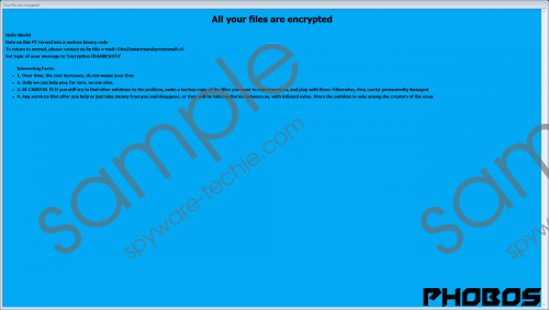 Phobos Ransomware Removal Guide