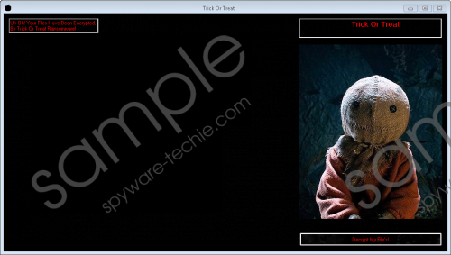 Trick-Or-Treat Ransomware Removal Guide