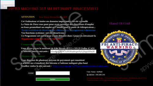 Hand of God Ransomware Removal Guide