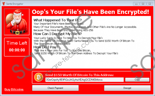 Santa Encryptor Ransomware Removal Guide