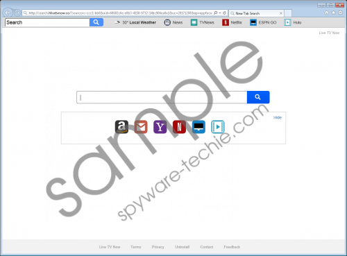 Search.hlivetvnow.co Removal Guide