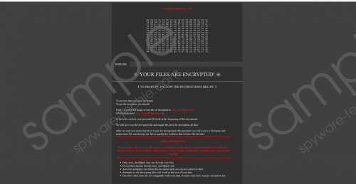 Sexy Ransomware Removal Guide