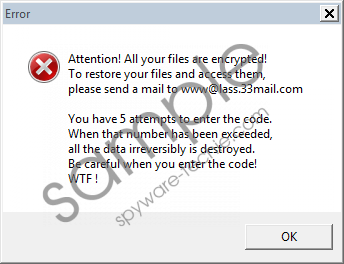 Cryptedx Ransomware Removal Guide