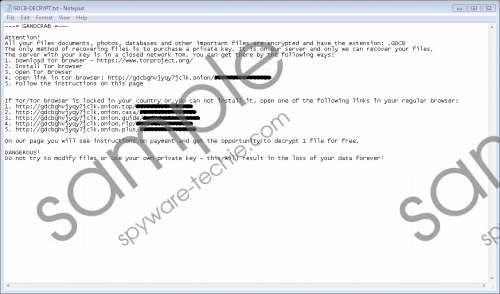 GandCrab Ransomware Removal Guide