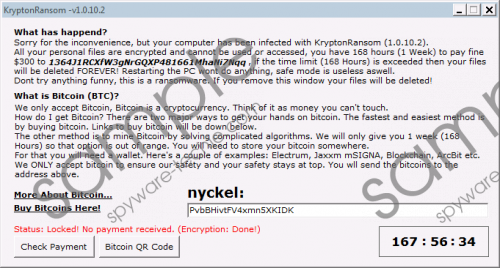 Krypton Ransomware Removal Guide