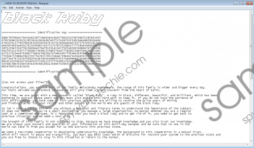 BlackRuby Ransomware Removal Guide