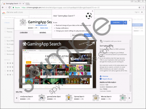 GamingApp Search Extension Removal Guide