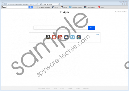 Search.hyourweatherinfonow.com Removal Guide
