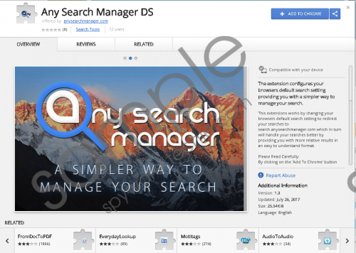 Any Search Manager Removal Guide