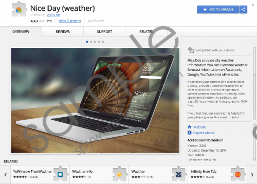 Nice Day Extension Removal Guide